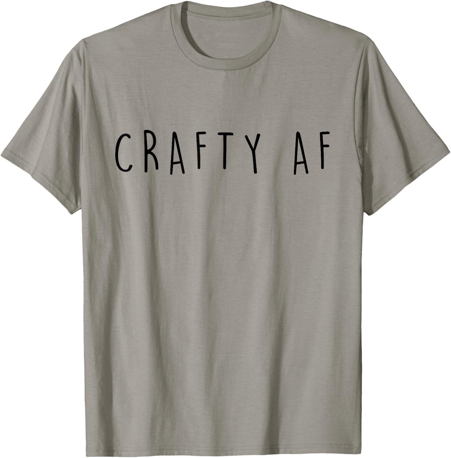 Gifts For Crafty Women and Friends Crafty AF Funny Crafter T-Shirt - T-Shirt | Sand