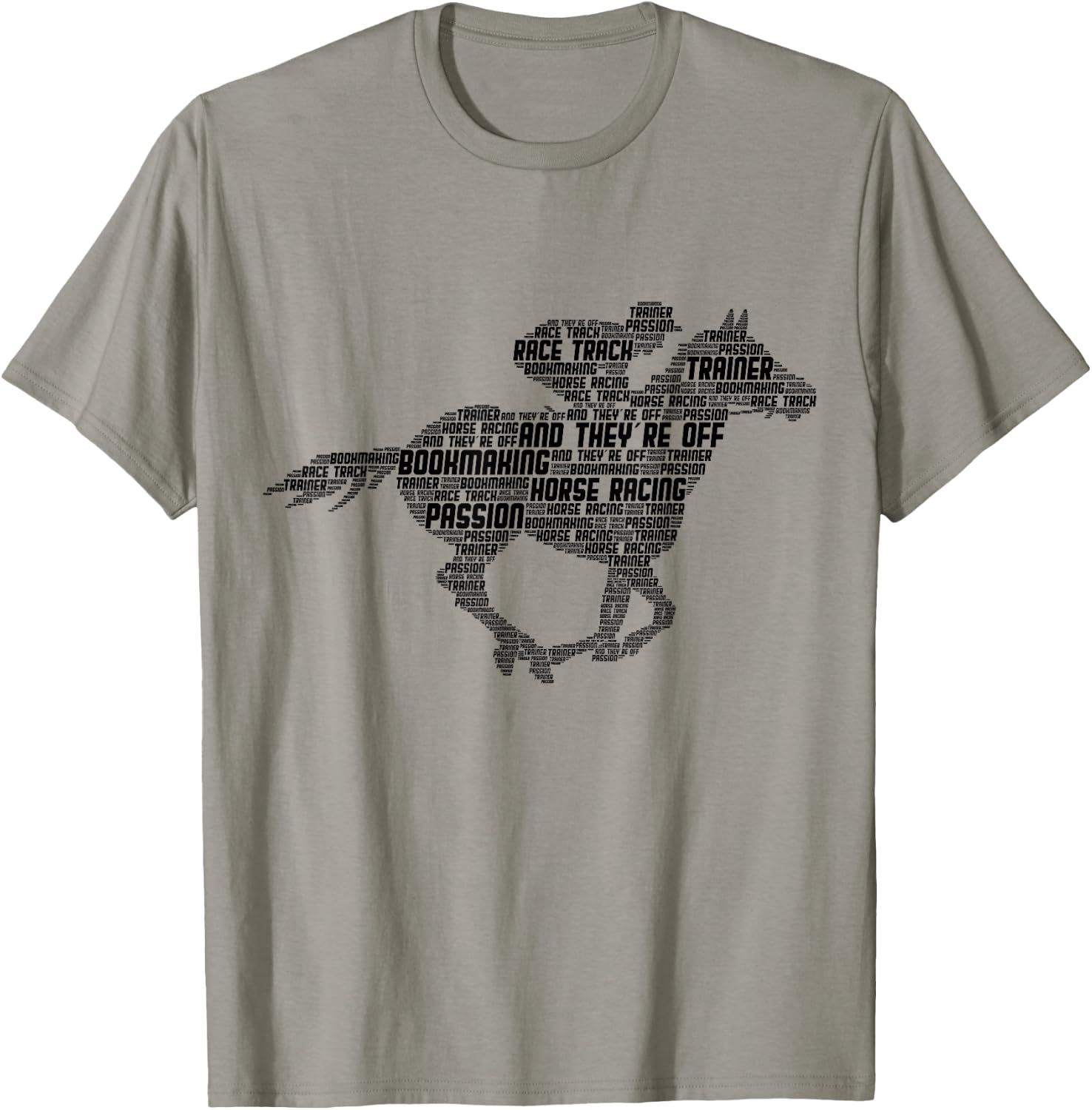 Horse Racing Jockey Derby Men T-Shirt - T-Shirt | Sand