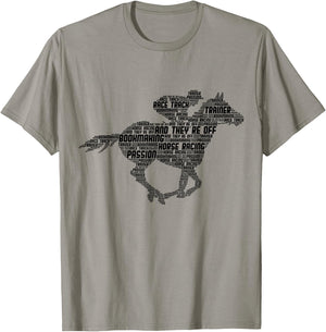 Horse Racing Jockey Derby Men T-Shirt - T-Shirt | Sand