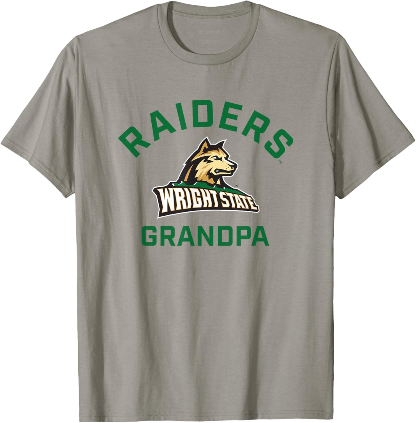 Wright State University WSU Raiders Arched Grandpa T-Shirt - T-Shirt | Sand