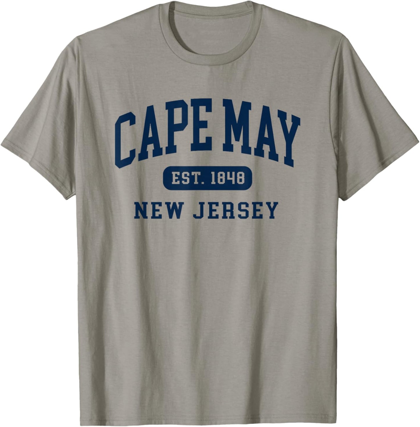 Cape May NJ New Jersey Retro Est 1848 Vintage Souvenir T-Shirt - T-Shirt | Sand