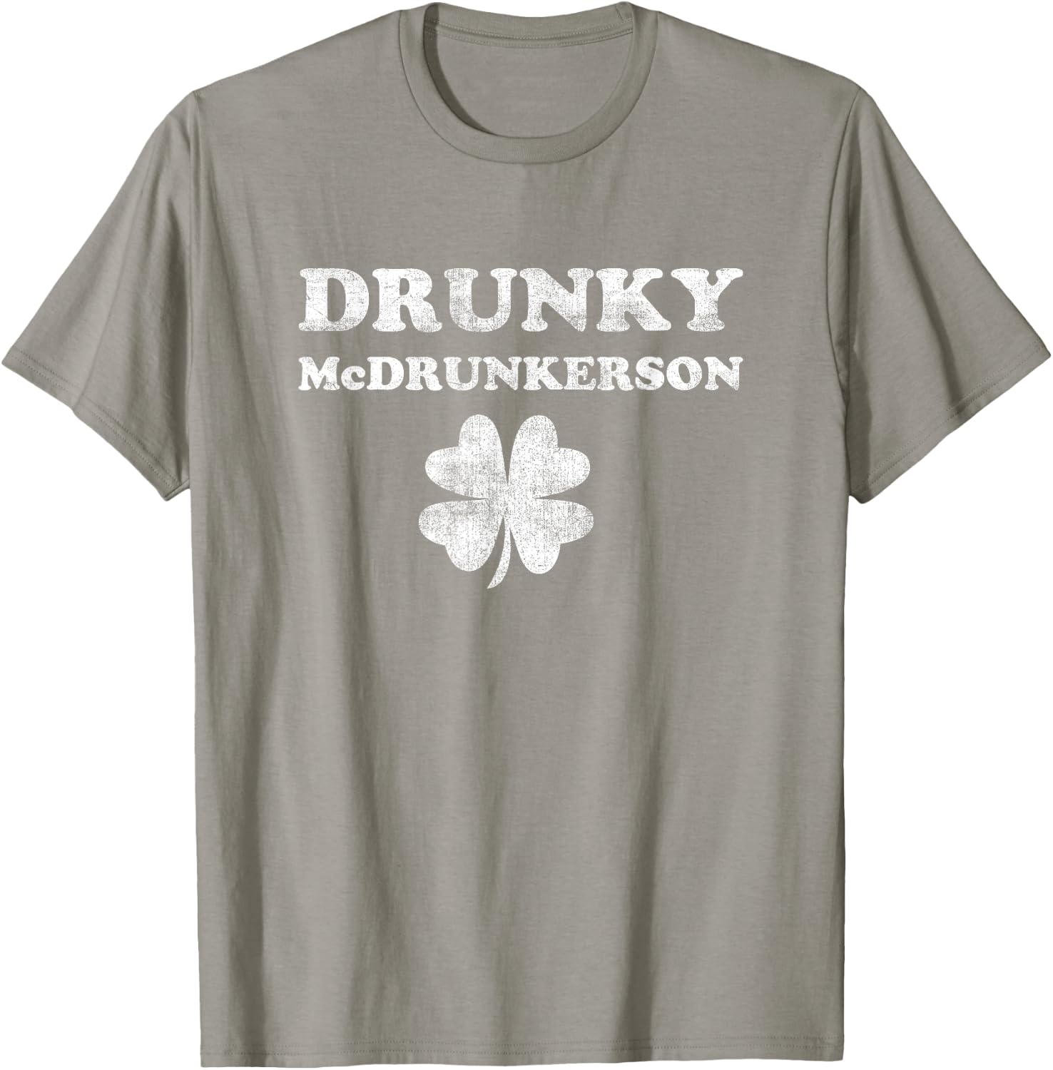 Shamrock Drunky McDrunkerson Drinking Lucky St Patricks Day T-Shirt - T-Shirt | Sand