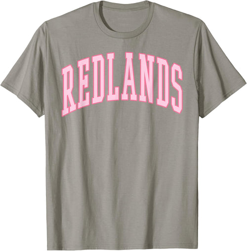 Redlands Vintage Preppy Varsity Pink Sports