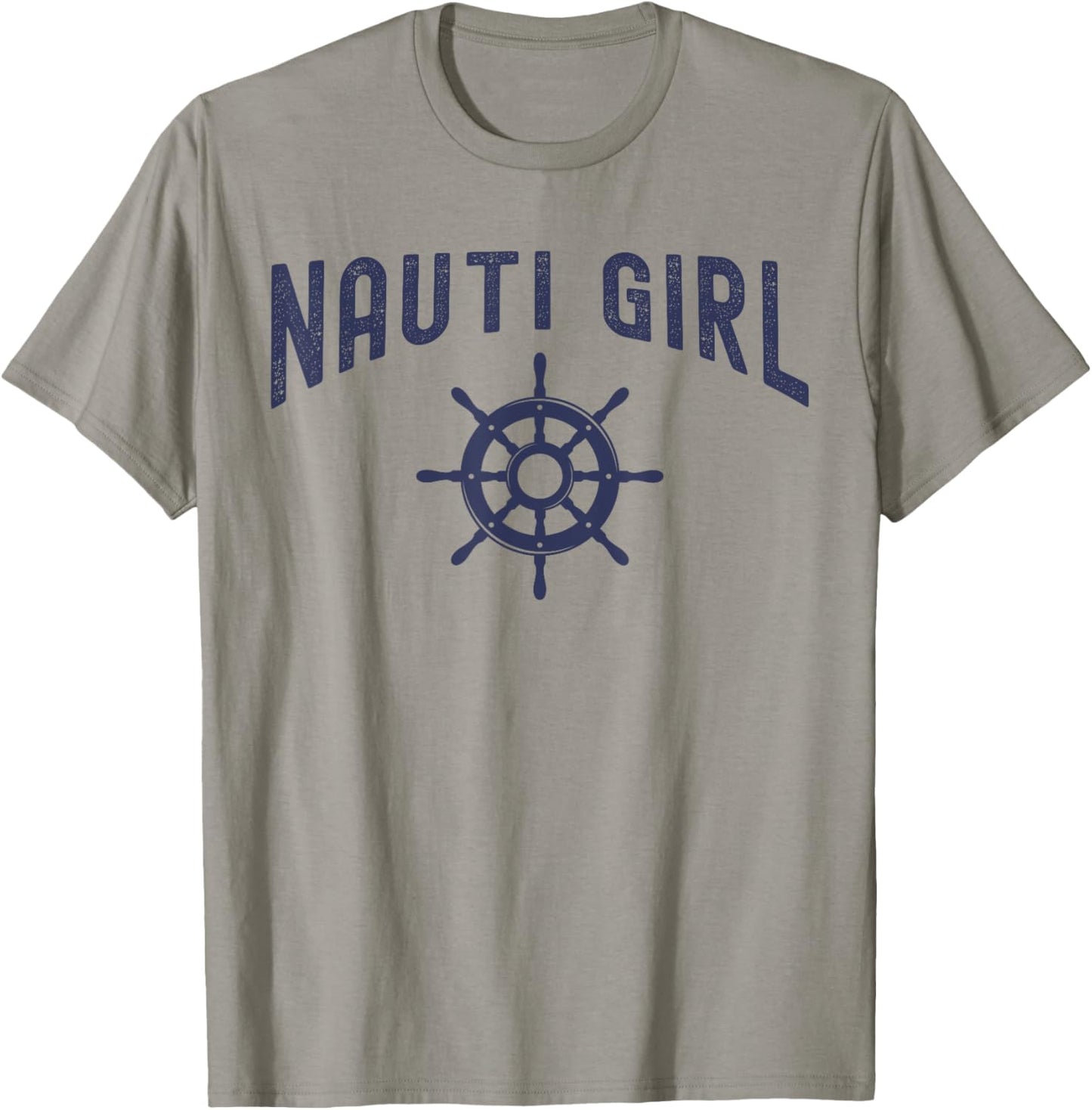 Nauti Girl Funny Boating Design T-Shirt - T-Shirt | Sand