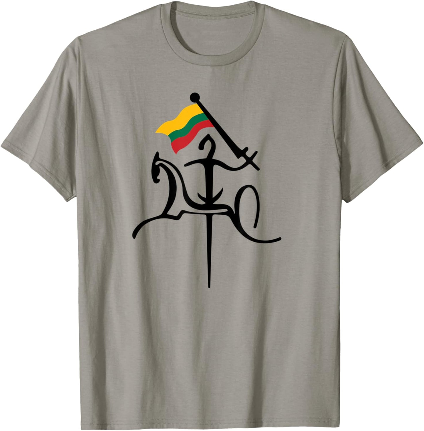 Vytis litauische Flagge – Litauen starke Bekleidung T-Shirt - T-Shirt | Sand