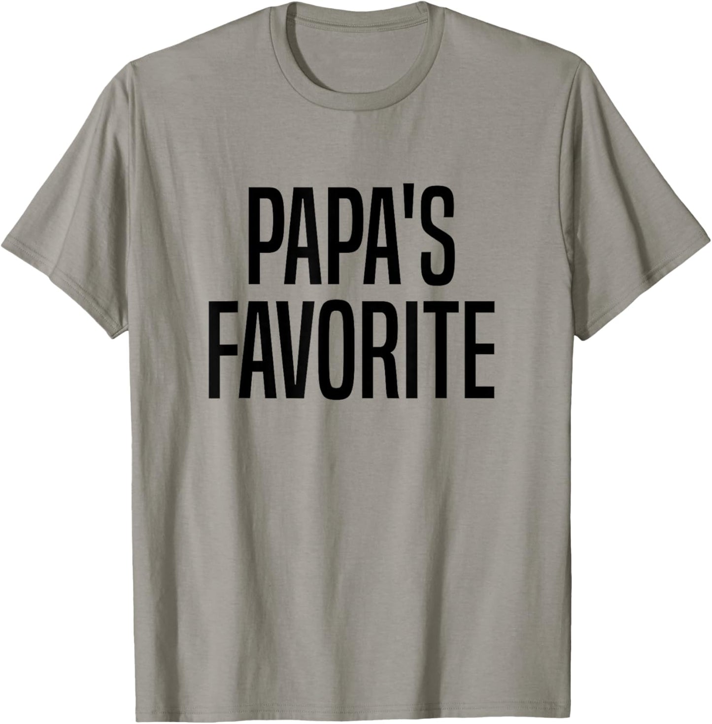 Papa's Favorite Grandchild T-Shirt - T-Shirt | Sand