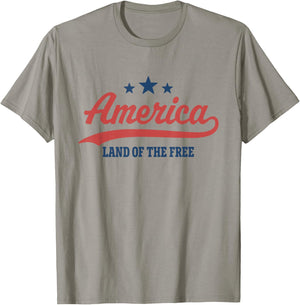 America Land of the Free T-Shirt - T-Shirt | Sand