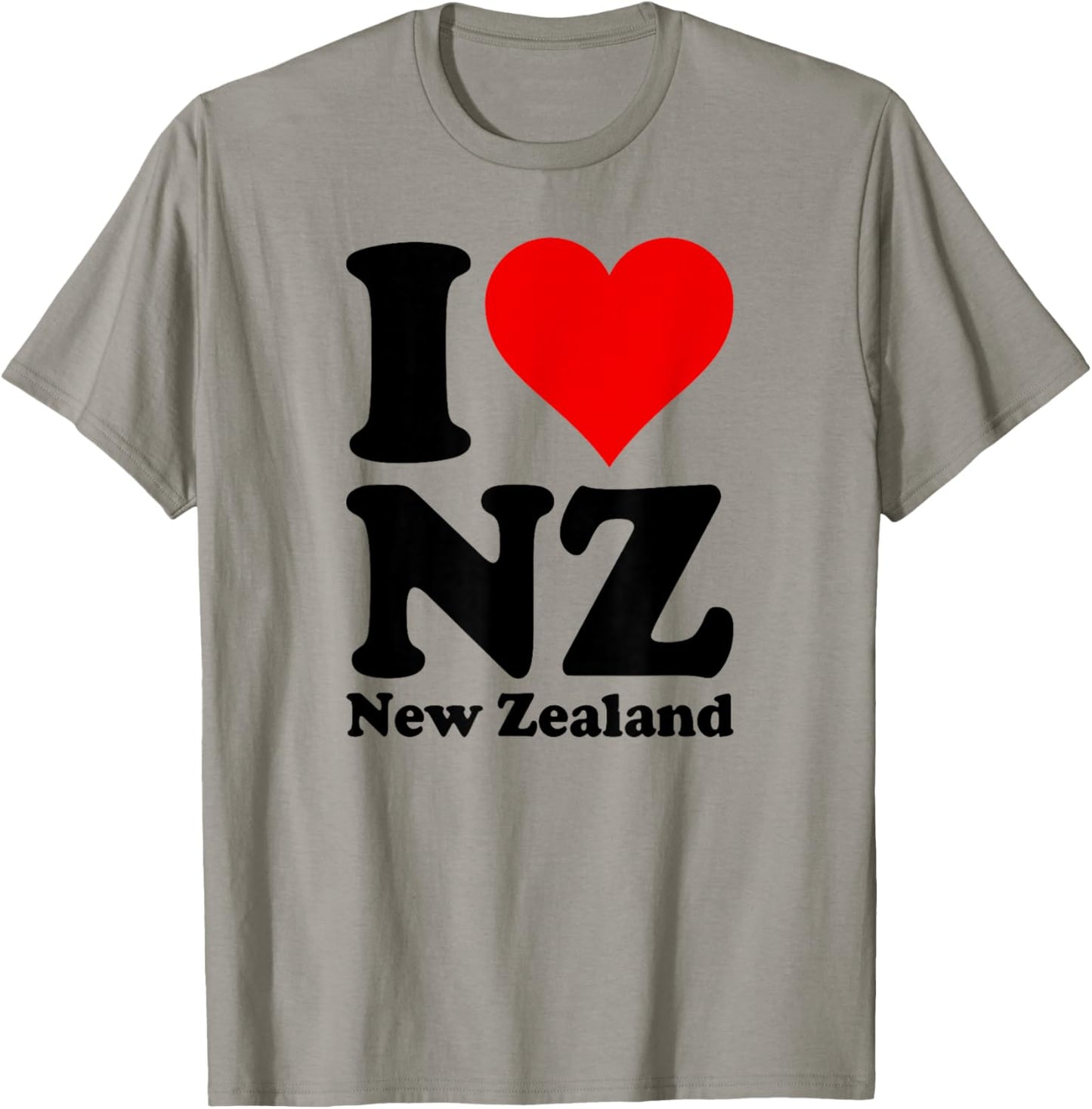 I Love Heart New Zealand Nz Kiwi Maori Culture T-Shirt - T-Shirt | Sand