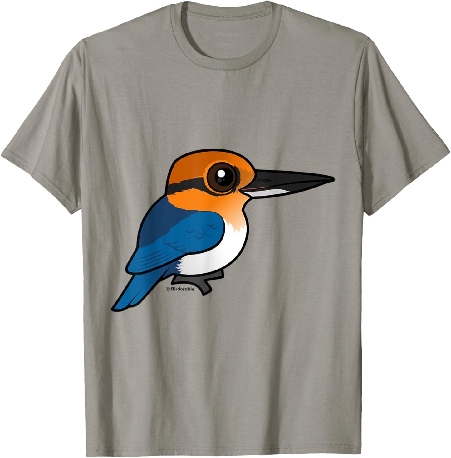 Birdorable Guam Kingfisher Bird Extinct in the Wild T-Shirt - T-Shirt | Sand