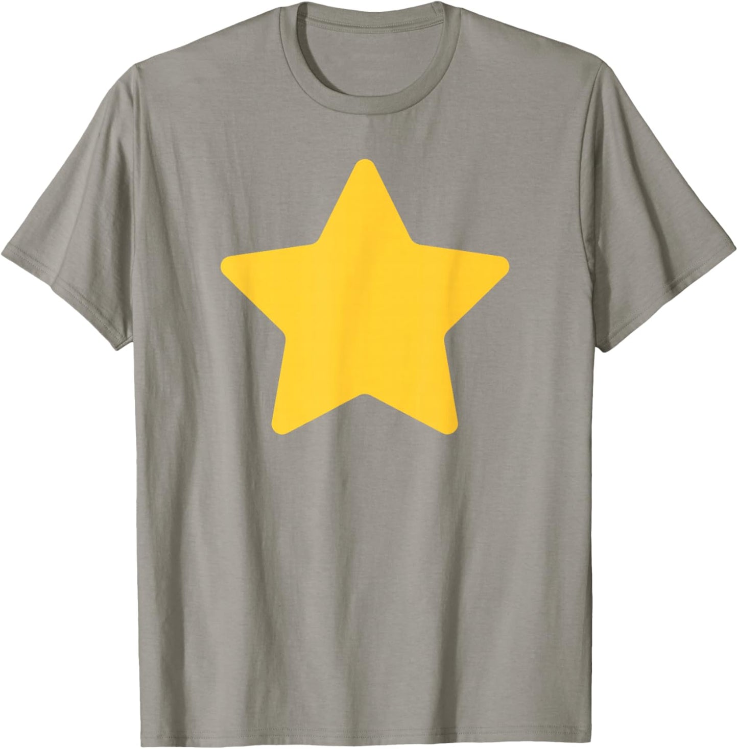Classic Big Yellow Star Graphic on Front for Kids T-Shirt - T-Shirt | Sand