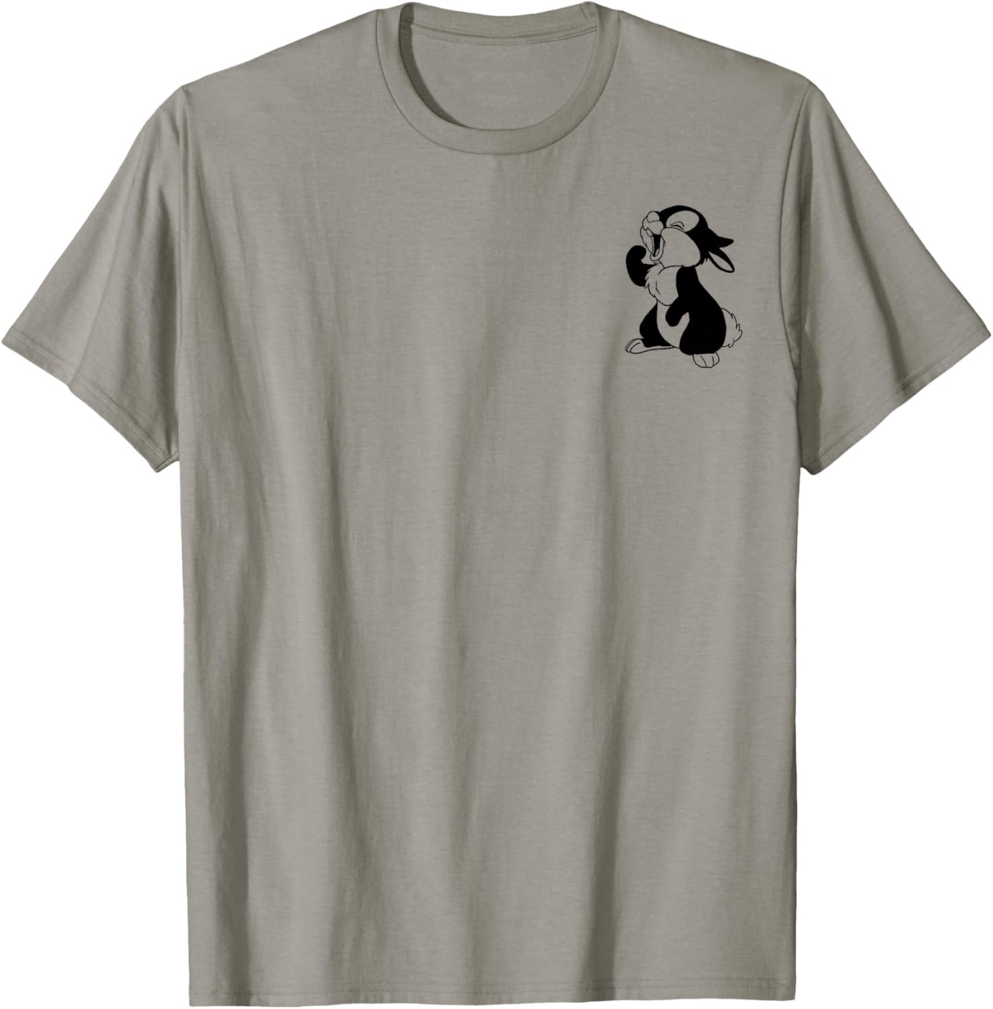 Disney Bambi Thumper Left Chest Vintage Bunny Icon T-Shirt - T-Shirt | Sand