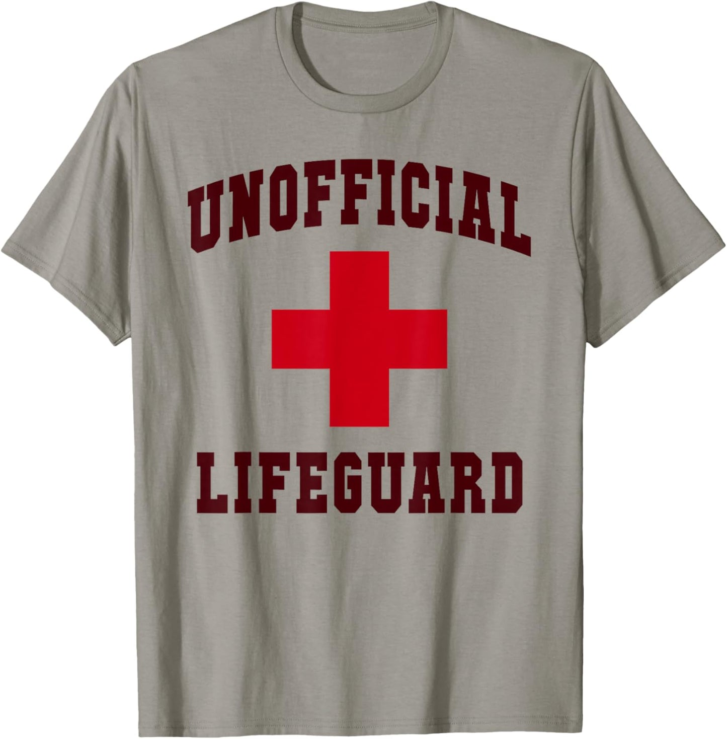 Sarcastic UNOFFICIAL LIFEGUARD Girl Vacay Swim Cruise T-Shirt - T-Shirt | Sand