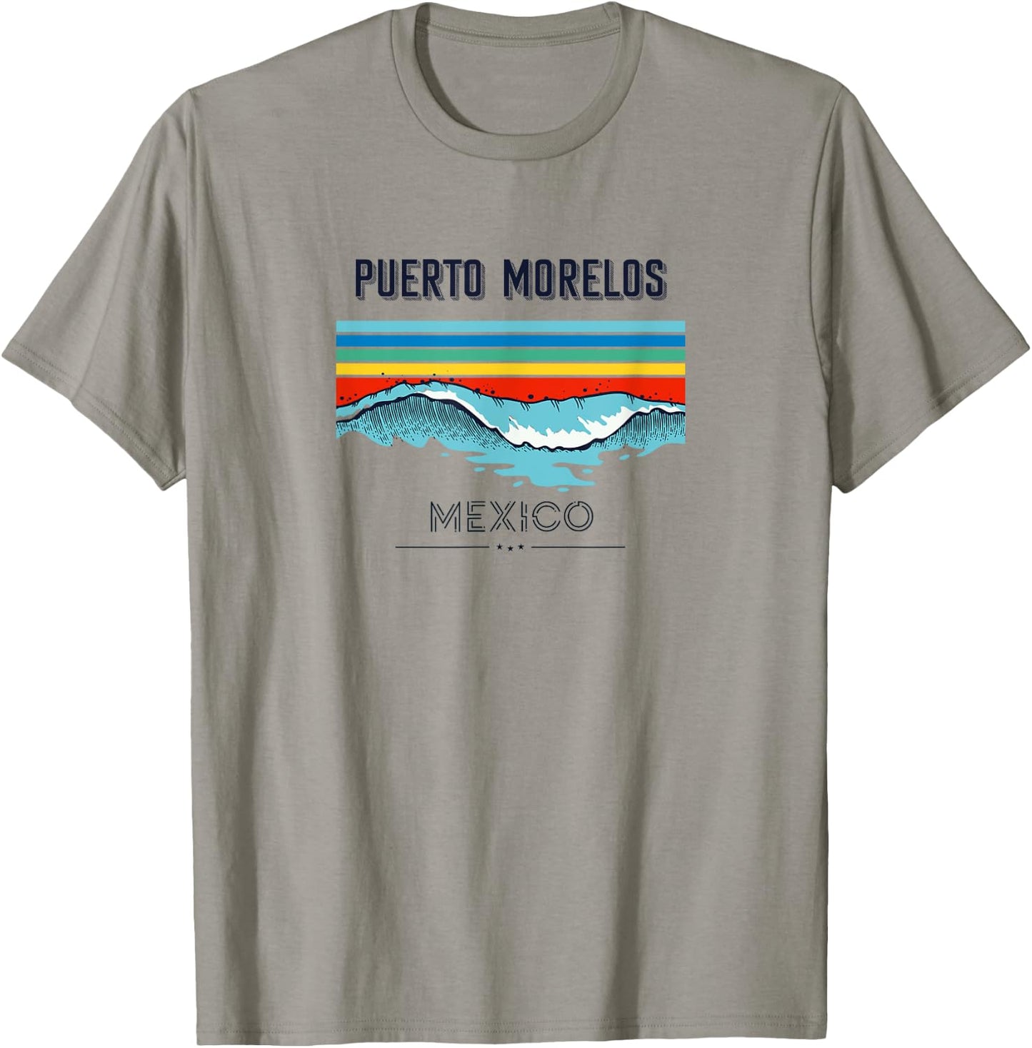 Puerto Morelos Souvenir - Mexico Reminder T-Shirt - T-Shirt | Sand