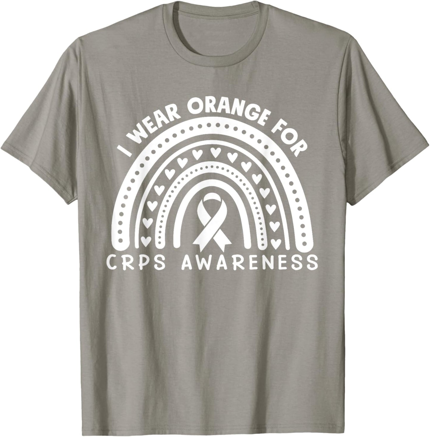 I Wear Orange For CRPS Awareness T-Shirt - T-Shirt | Sand