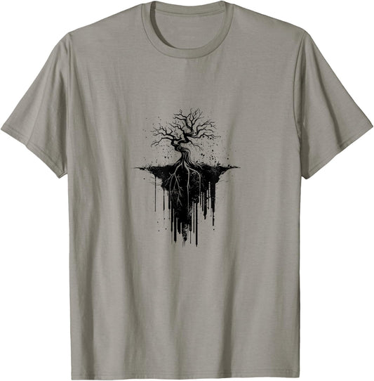 Tree of Life Tree Nature Design Forest Jungle T-Shirt - T-Shirt | Sand