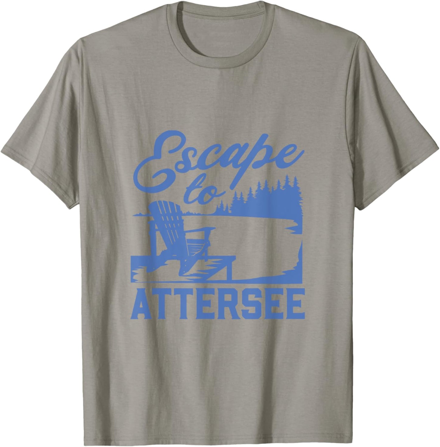 Ich fliehe zum Attersee T-Shirt - T-Shirt | Sand