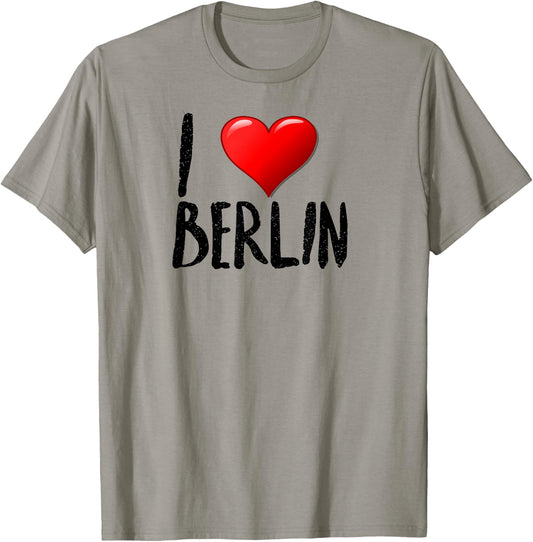 I Love Berlin - - Traveler - Souvenir T-Shirt - T-Shirt | Sand