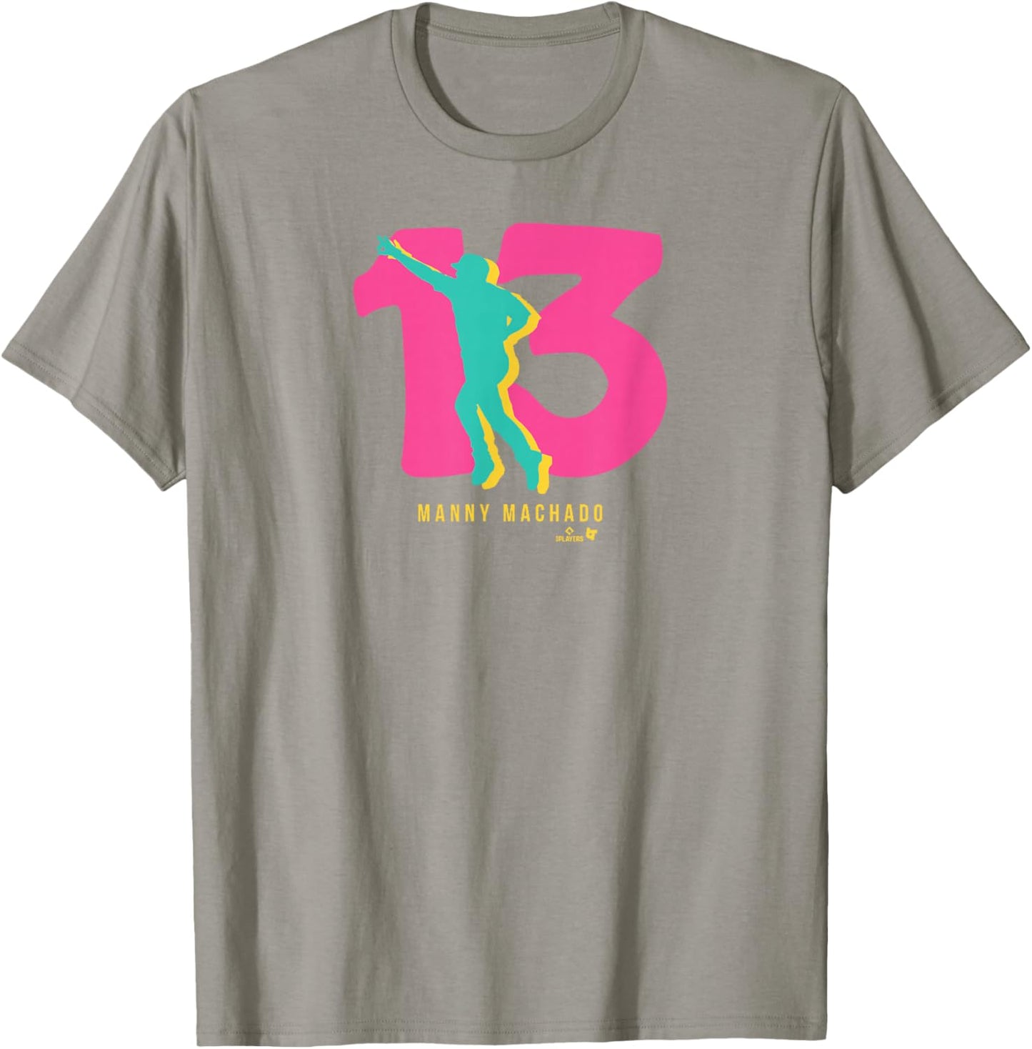 Manny Machado 13: San Diego - San Diego Baseball T-Shirt - T-Shirt | Sand