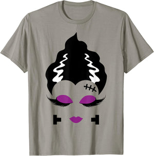 Bride of Frankenstein Monster Halloween Costume T-Shirt - T-Shirt | Sand