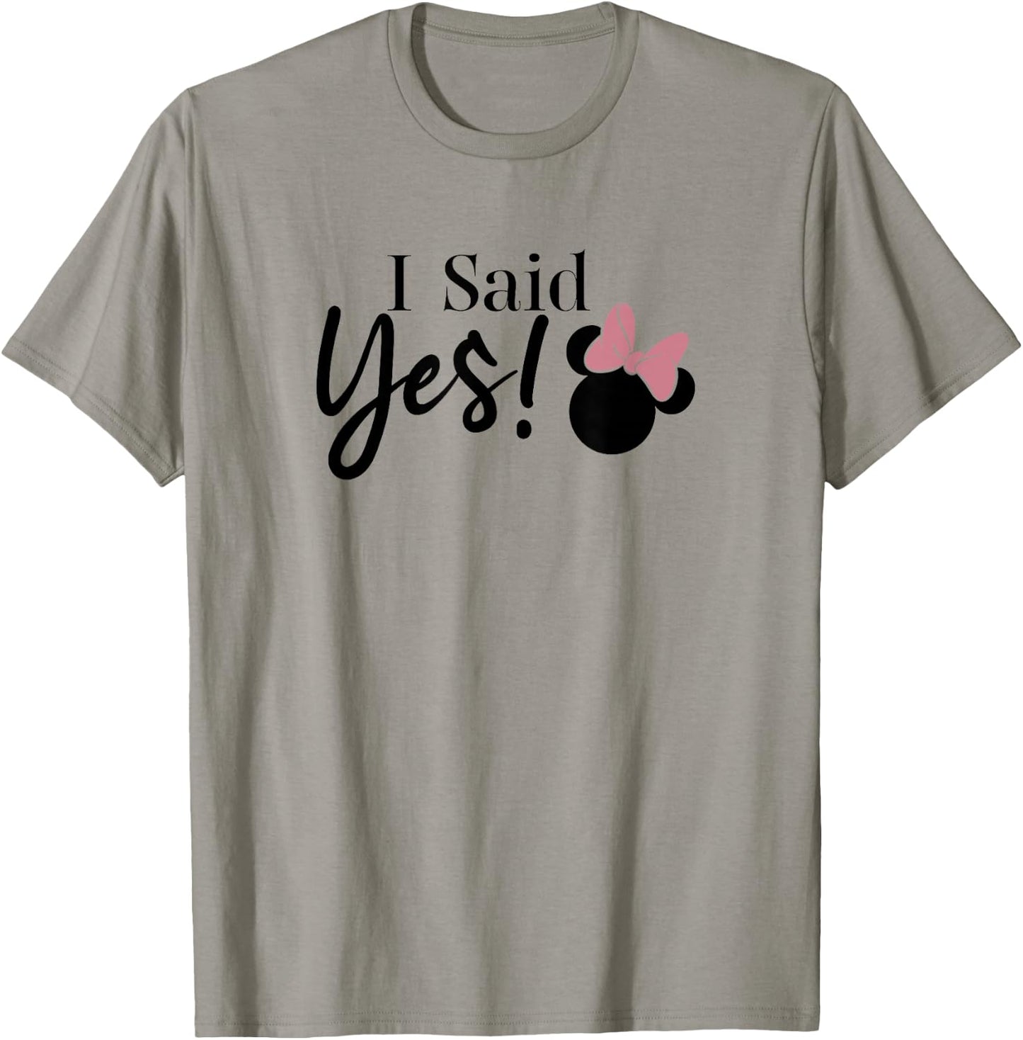 Disney Mickey & Friends Minnie Mouse I Said Yes V2 T-Shirt - T-Shirt | Sand