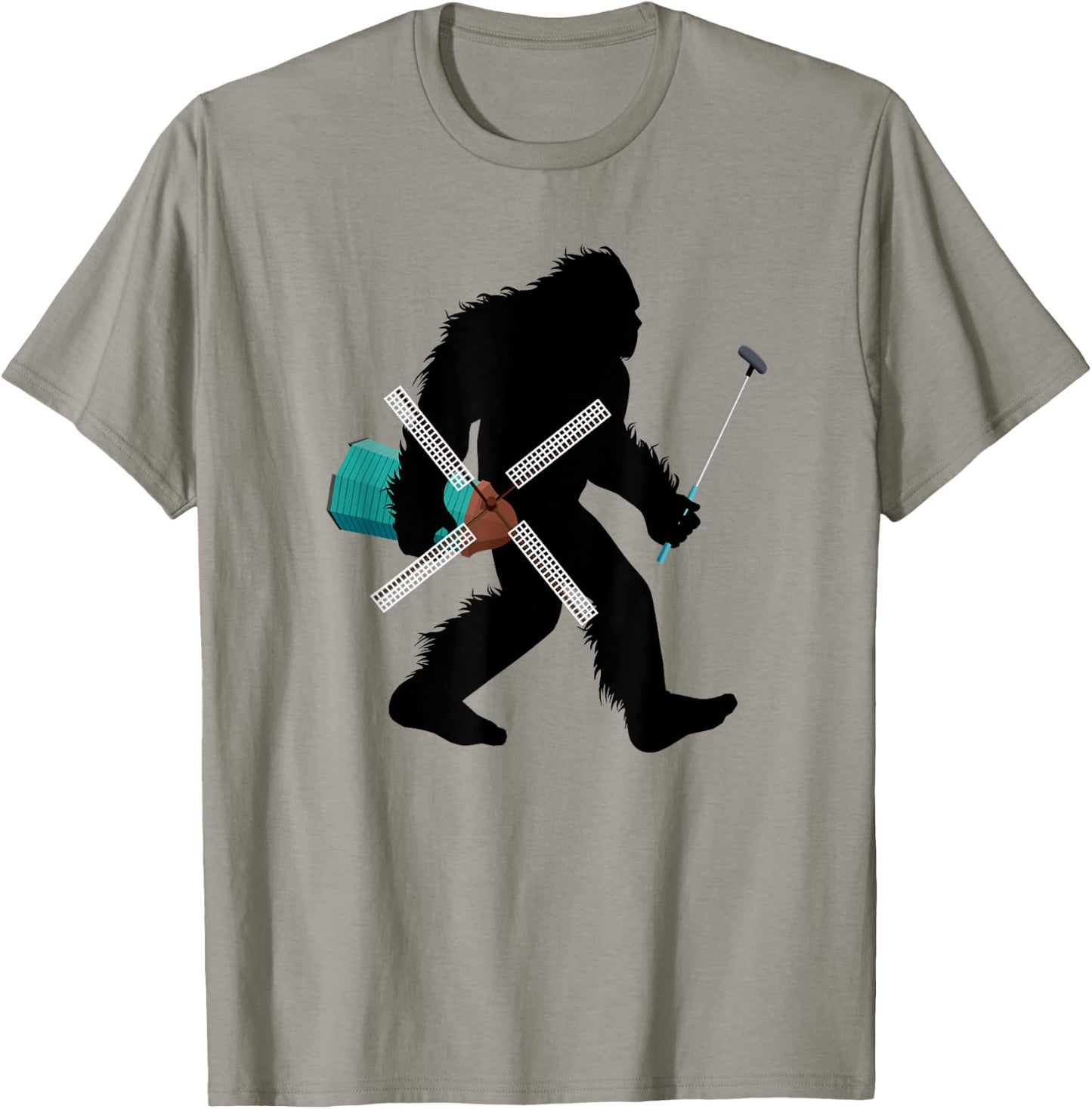 Bigfoot Mini Golf Funny Sasquatch Putt Putt Golfing T-Shirt - T-Shirt | Sand
