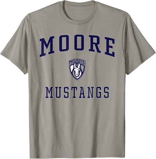 Moore School Mustangs T-Shirt - T-Shirt | Sand