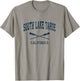 South Lake Tahoe California Vintage Nautical Paddles Sports T-Shirt - T-Shirt | Sand