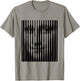 Mona Lisa Optical Art Enigmatic Smile Design for Art Lovers T-Shirt - T-Shirt | Sand