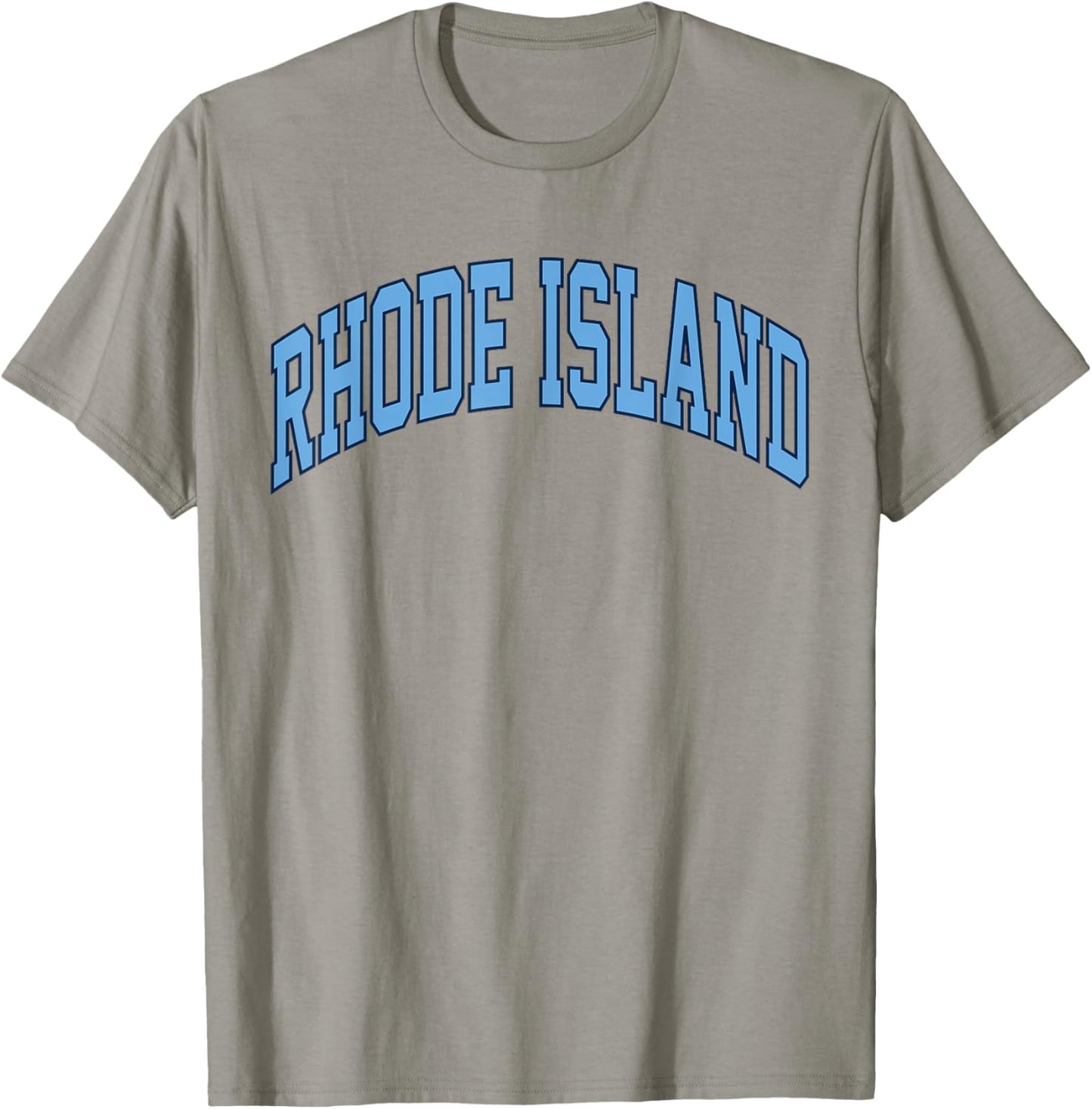 Retro Rhode Island Souvenir Classic Rhode Island Blue RI T-Shirt - T-Shirt | Sand