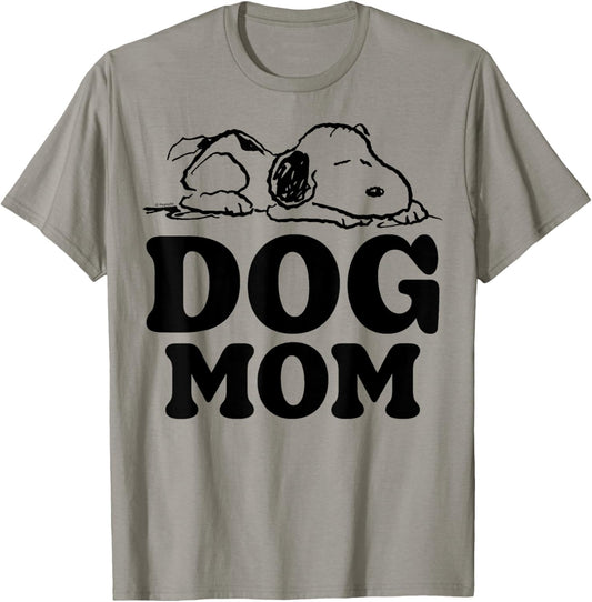 Peanuts - Snoopy Dog Mom T-Shirt - T-Shirt | Sand