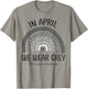 Rainbow In April We Wear Grey Parkinson's Awareness Month T-Shirt - T-Shirt | Sand