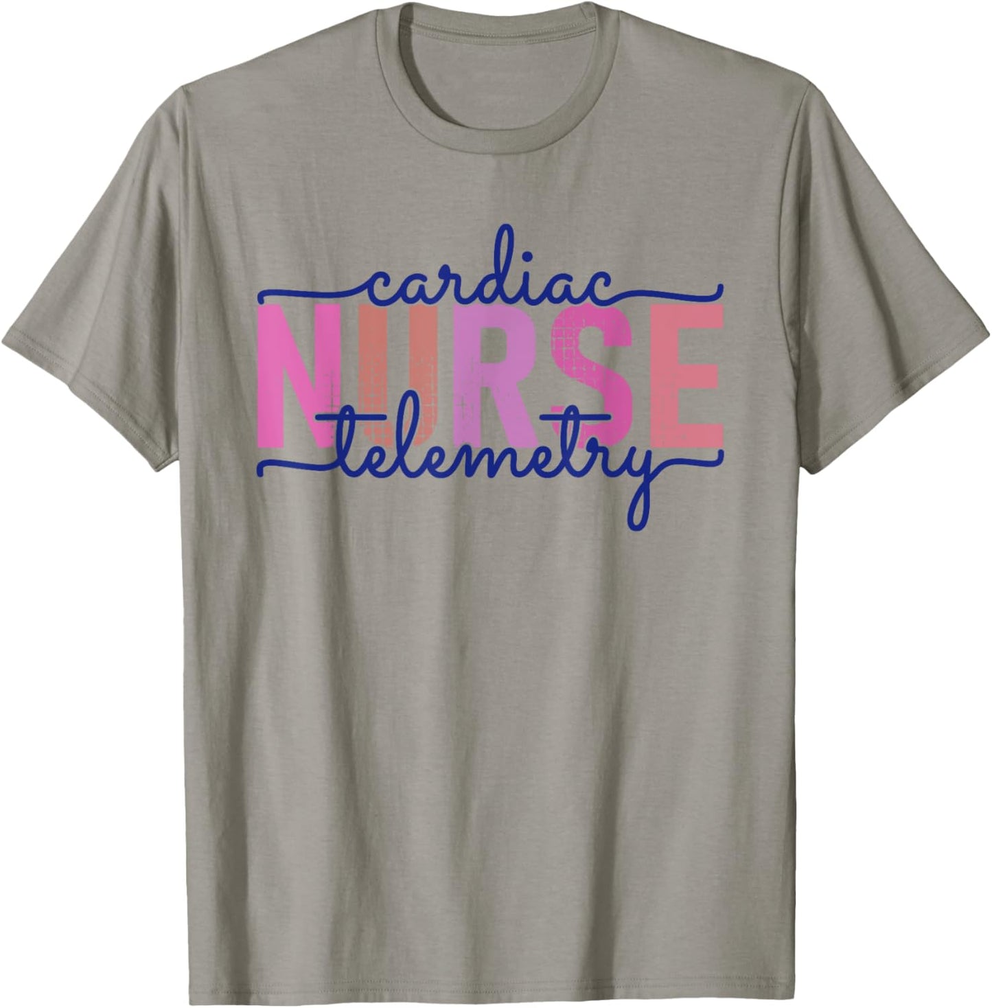 Cardiac Telemetry Nurse Practitioner Heart Nursing PCU Nurse T-Shirt - T-Shirt | Sand