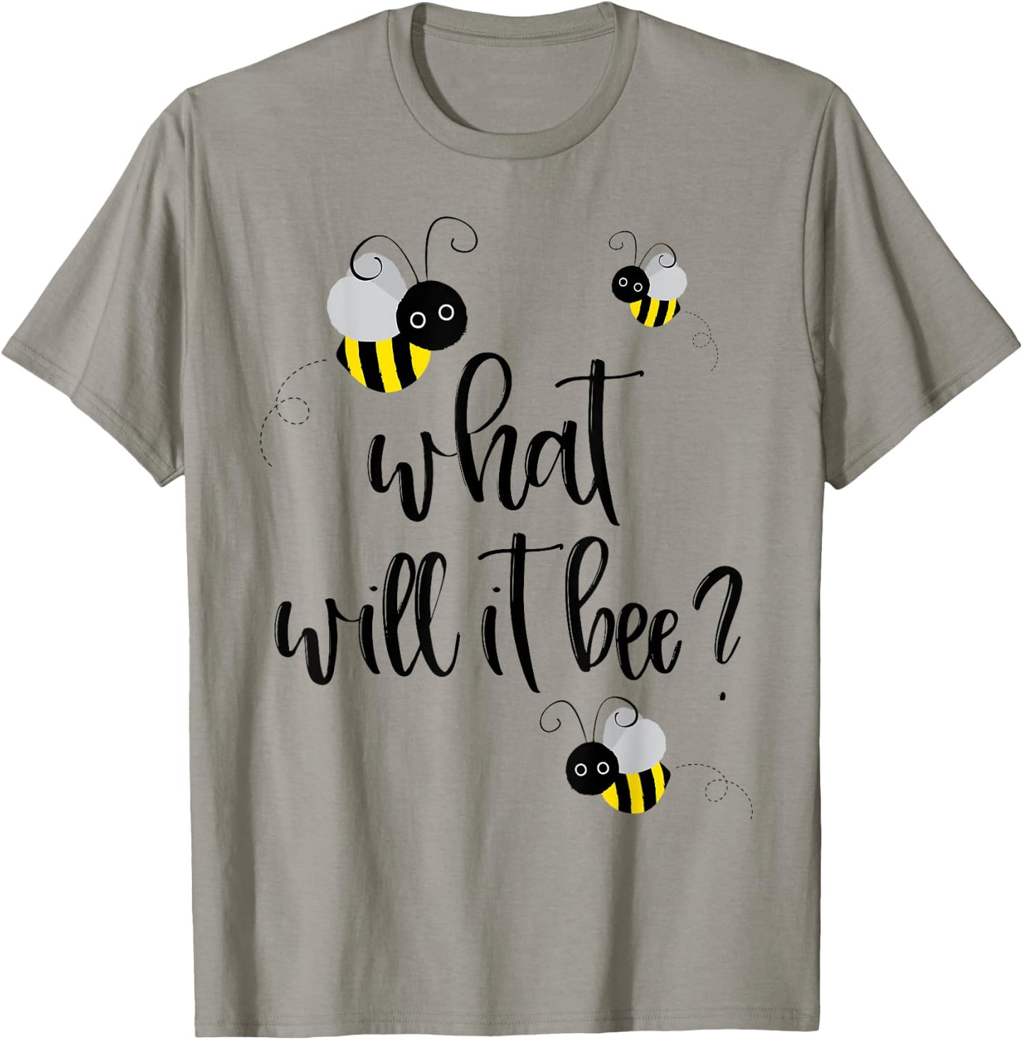 What Will It Bee Shirt Gender Reveal He or She Boy Girl T-Shirt - T-Shirt | Sand