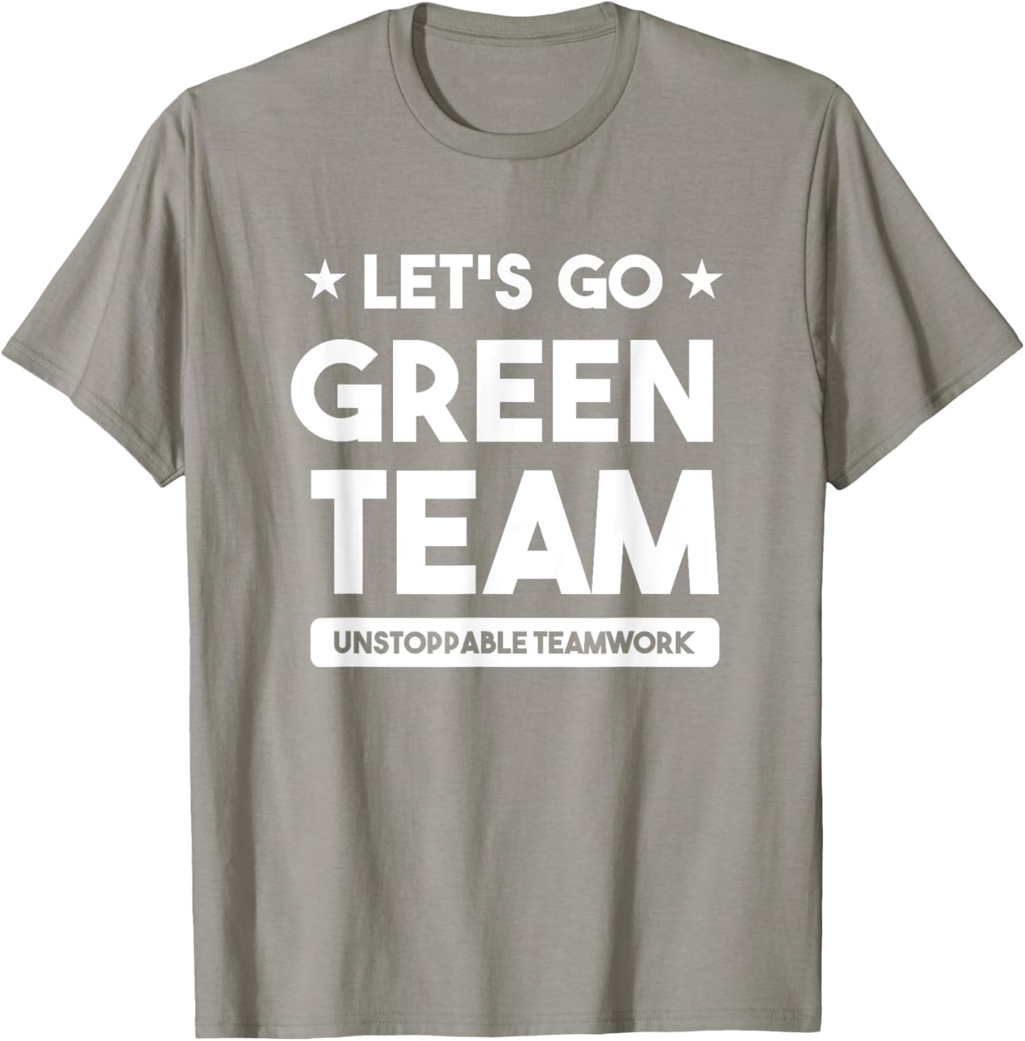 Let's Go Green Team Building Game Competition Summer Camp T-Shirt - T-Shirt | Sand
