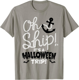 Oh Ship Halloween Trip Halloween Cruise Shirt by Oh Ship T-Shirt - T-Shirt | Sand