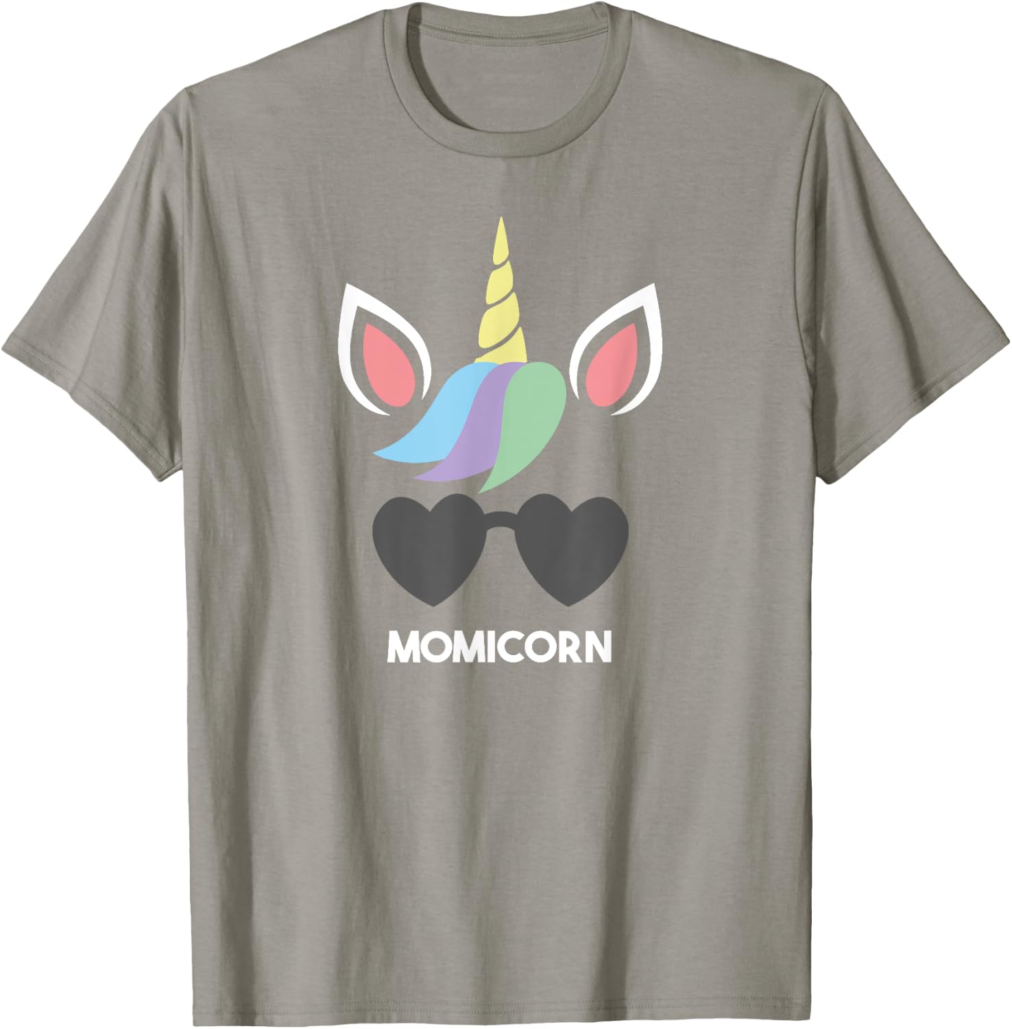 Momicorn Shirt Funny Unicorn Best Mom Mother's Day Gift T-Shirt - T-Shirt | Sand