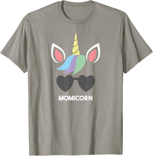 Momicorn Shirt Funny Unicorn Best Mom Mother's Day Gift T-Shirt - T-Shirt | Sand
