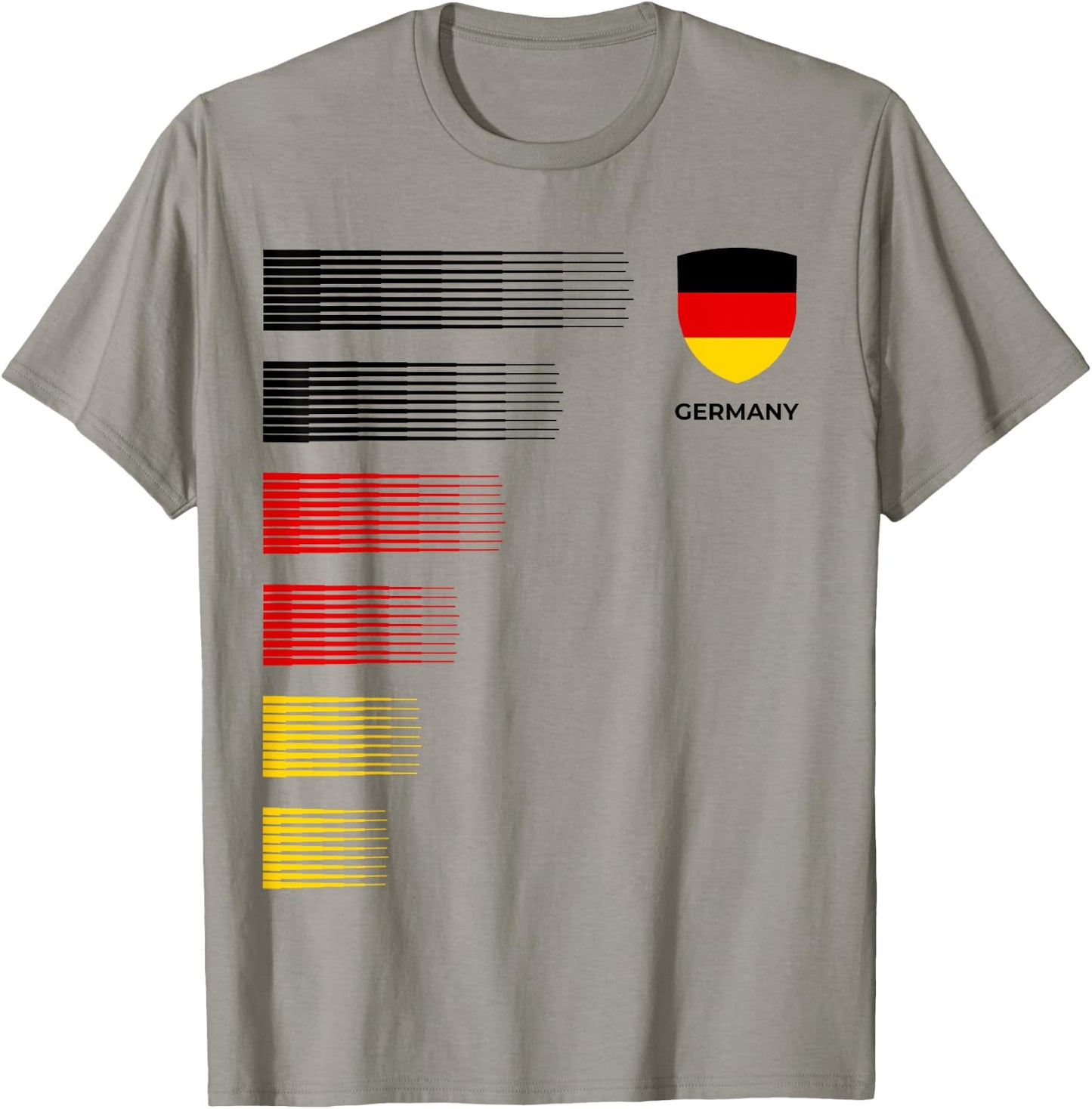 Germany Flag Emblem Patriotic German National Pride T-Shirt - T-Shirt | Sand