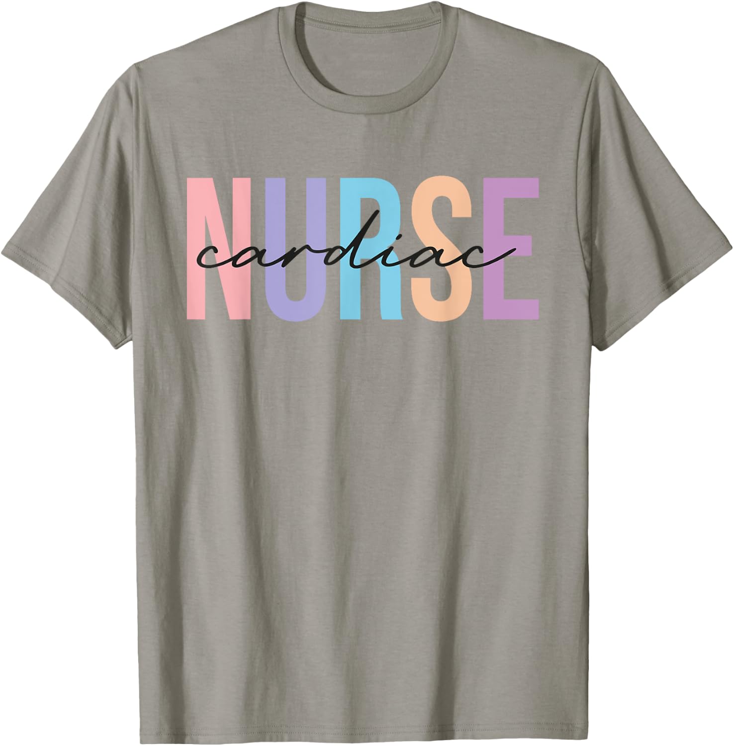 Cardiac Nurse Cardiology Nurse Appreciation nursing T-Shirt - T-Shirt | Sand