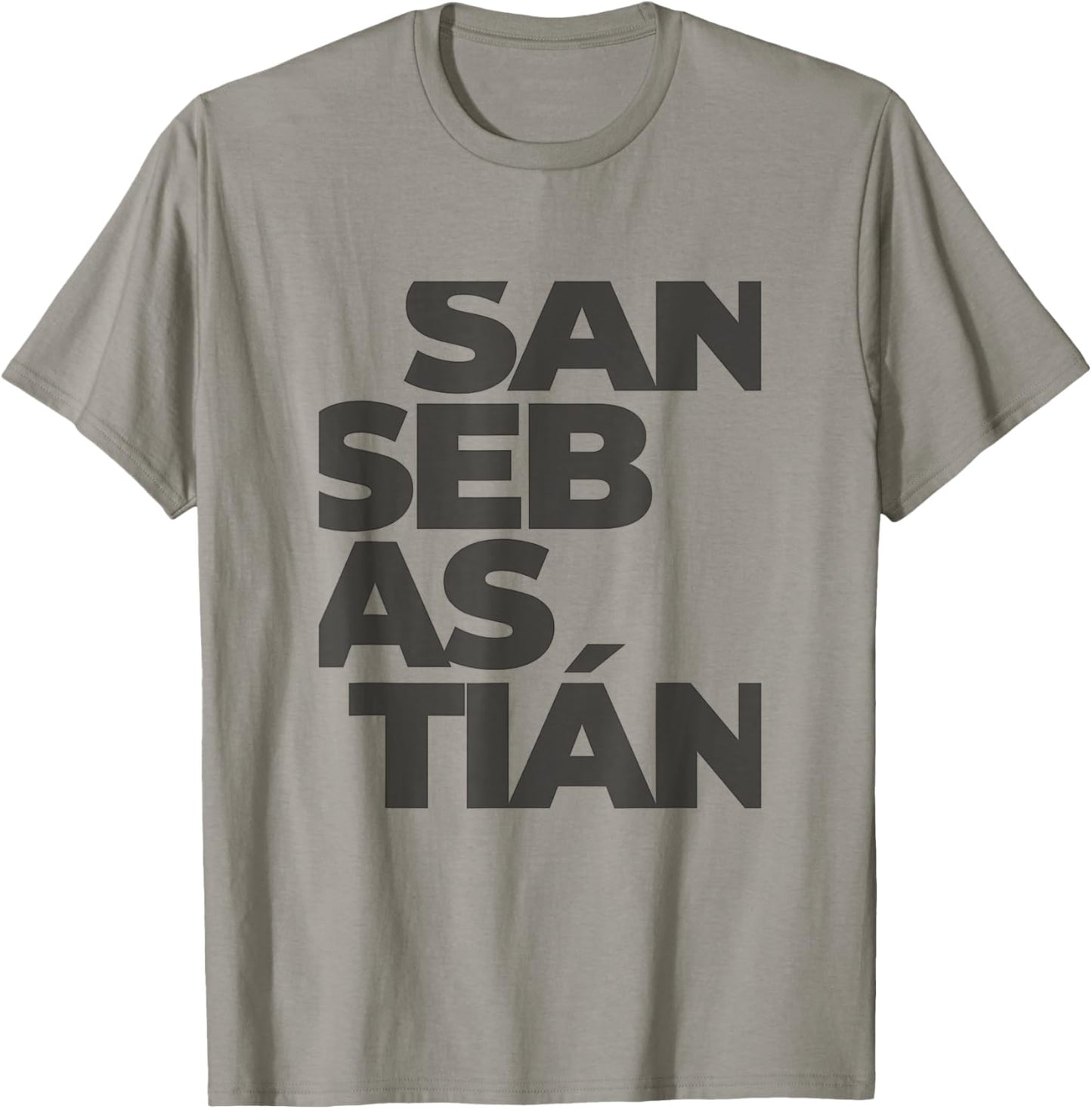 San Sebastián Large Text T-Shirt - T-Shirt | Sand