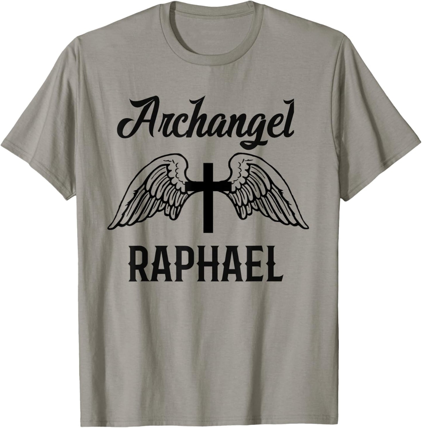 Saint Raphael the Archangel Traditional Catholic Prayer T-Shirt - T-Shirt | Sand