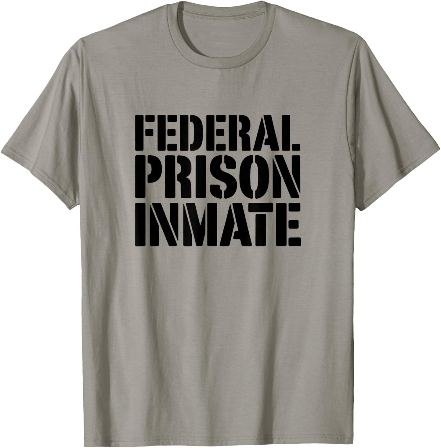 Federal Prison Jail Inmate Uniform Number Funny Halloween T-Shirt - T-Shirt | Sand