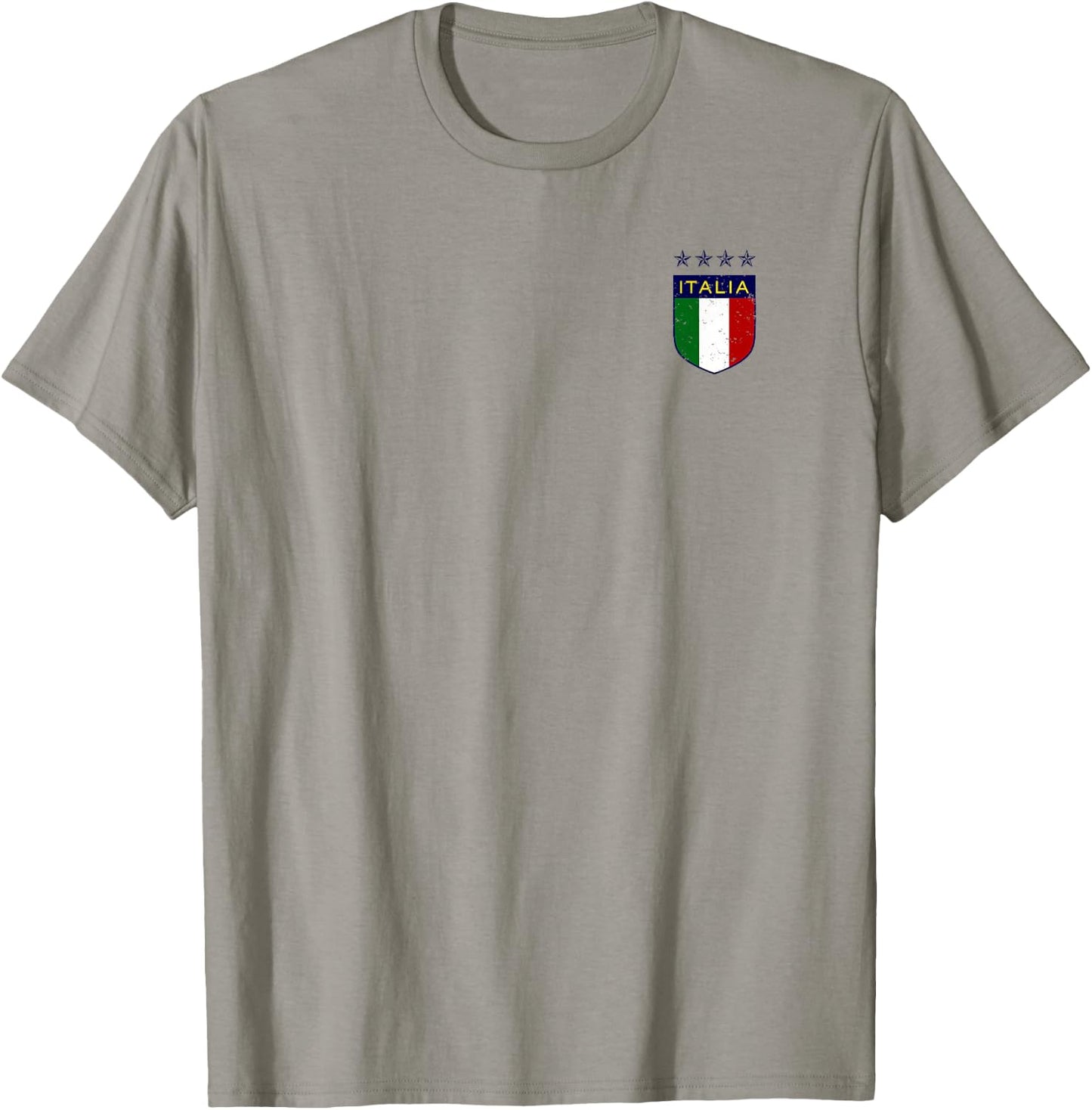 Vintage Italia Soccer Double-Sided T-Shirt - T-Shirt | Sand