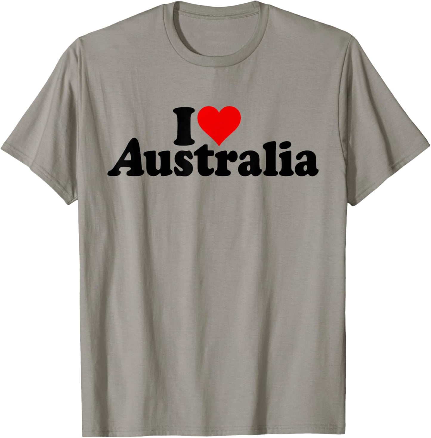 I Love Heart Australia T-Shirt - T-Shirt | Sand
