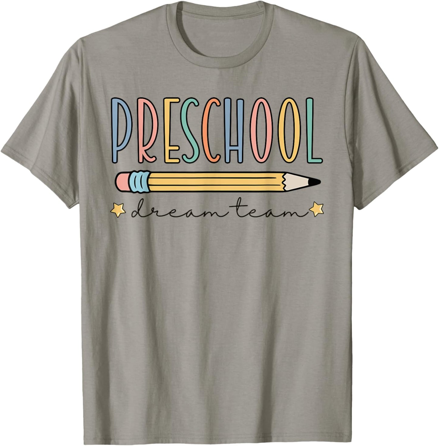 Preschool Dream Team Retro Back To School Teacher Student Women Girls Kids T-Shirt - T-Shirt | Sand