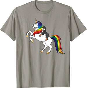 Cute Kids Girls Unicorn Bernedoodle Dog Lover T-Shirt - T-Shirt | Sand