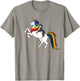Cute Kids Girls Unicorn Bernedoodle Dog Lover T-Shirt - T-Shirt | Sand