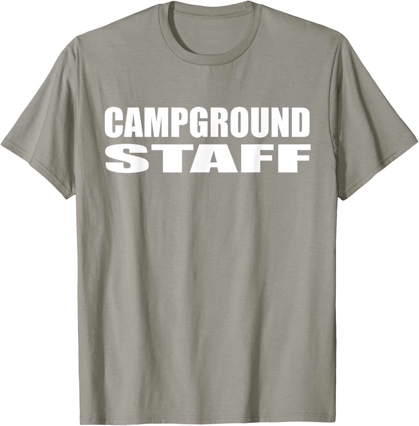Campground Staff Funny Camping T Shirt Summer Vacation T-Shirt - T-Shirt | Sand