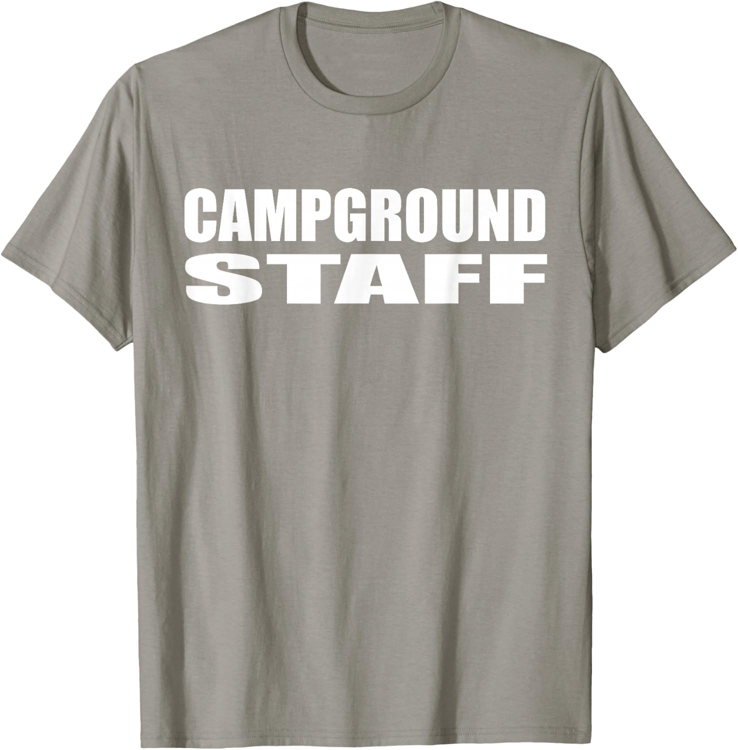 Campground Staff Funny Camping T Shirt Summer Vacation T-Shirt - T-Shirt | Sand