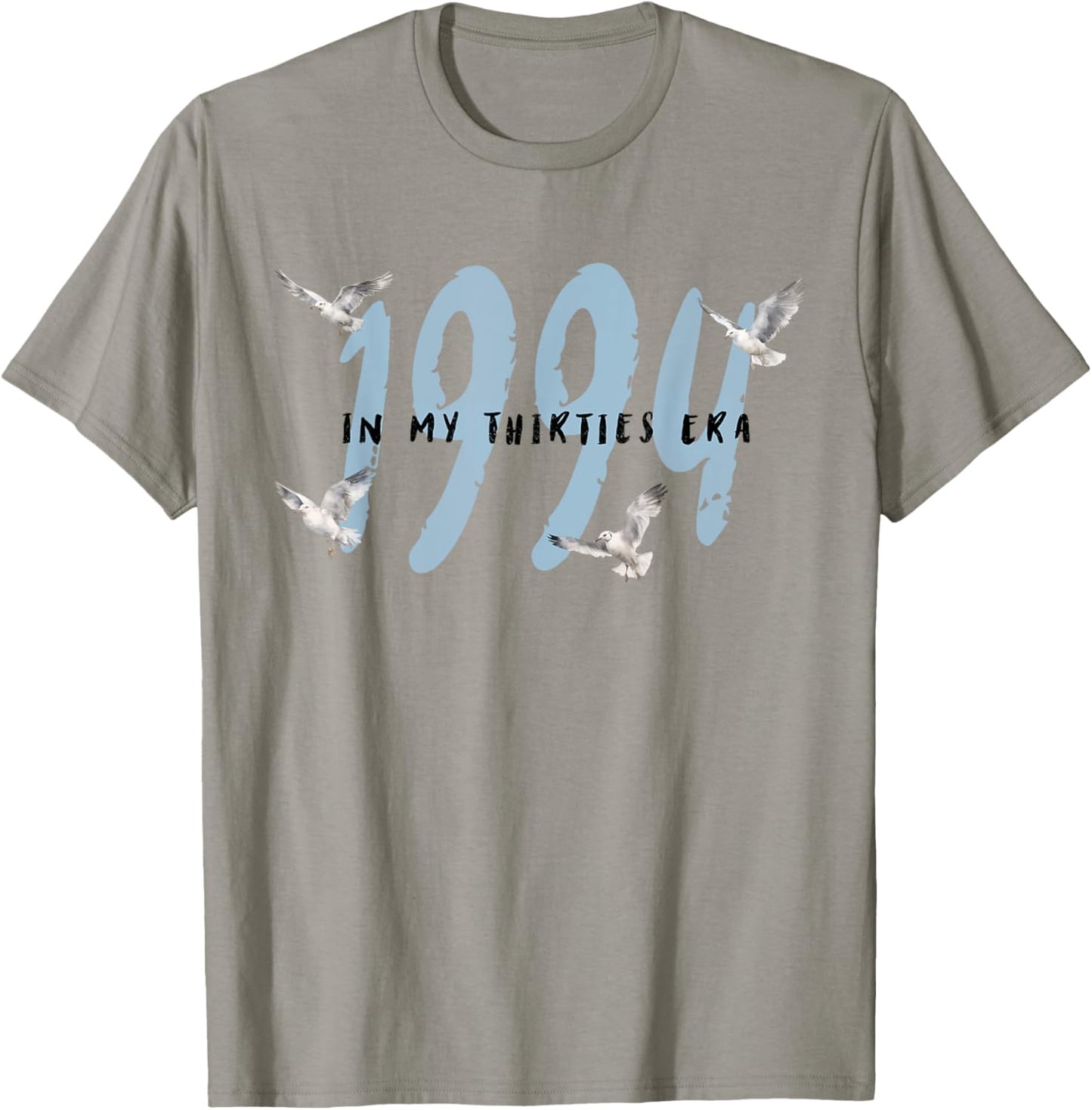 In My Thirties Era Happy 30s Birthday Retro Groovy Men Women T-Shirt - T-Shirt | Sand